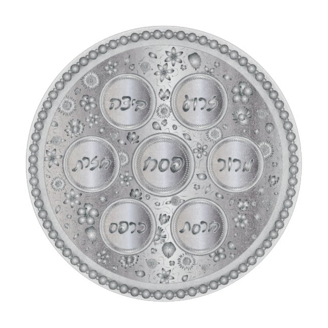 Tabla De Cortar Placa de plata (Anverso)