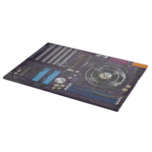 Tabla De Cortar Placa madre para equipos (Borde)