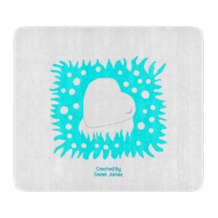 Tabla De Cortar Placa para cortar el corazón de nieve de invierno