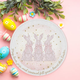Tabla De Cortar Placa personalizada de corte de vidrio de Pascua