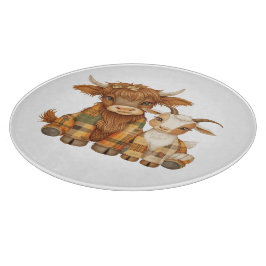 Tabla De Cortar Plaid & Precious Pals