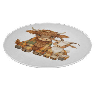 Tabla De Cortar Plaid & Precious Pals