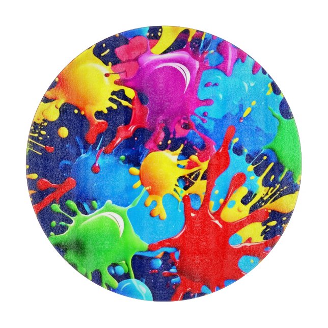 Tabla De Cortar Plantas de pintura vibrantes: una instrucción de c (Anverso)