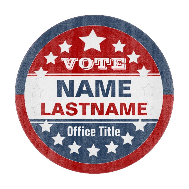 Tabla De Cortar Plantilla de campaña de personalizado (Anverso)