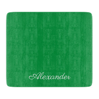 Tabla De Cortar Plantilla moderna de color verde claro sólido, gui