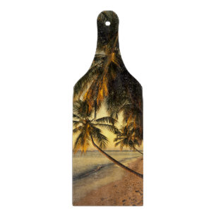 Tabla De Cortar Playa al atardecer, Trinidad