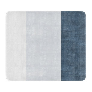 Tabla De Cortar Playa blanca azul marina
