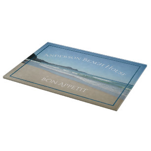 Tabla De Cortar Playa de Océano personalizada