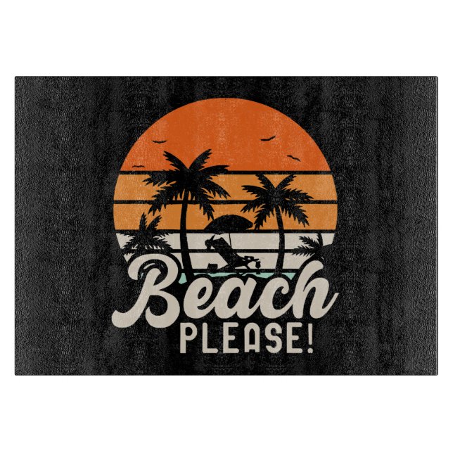 Tabla De Cortar Playa Por Favor (Anverso)