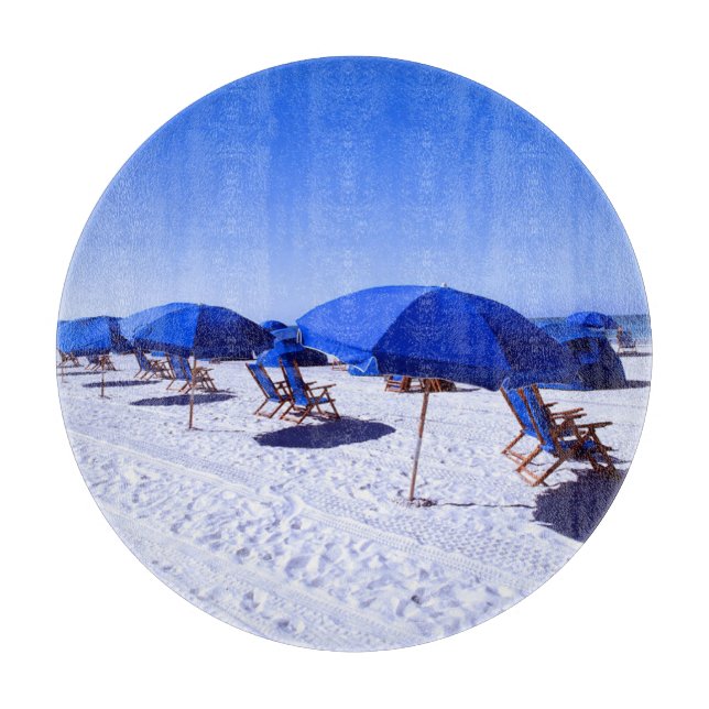 Tabla De Cortar Playas tropicales | Aguas de aclaración, Florida (Anverso)