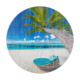 Tabla De Cortar Playas tropicales   Arco de playa de paisajes trop