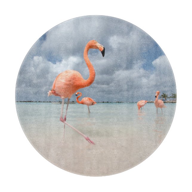 Tabla De Cortar Playas tropicales | Playa Flamingos, Aruba (Anverso)