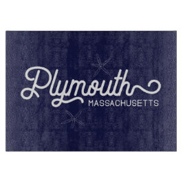 Tabla De Cortar Plymouth Massachusetts Nautical Cutting Board