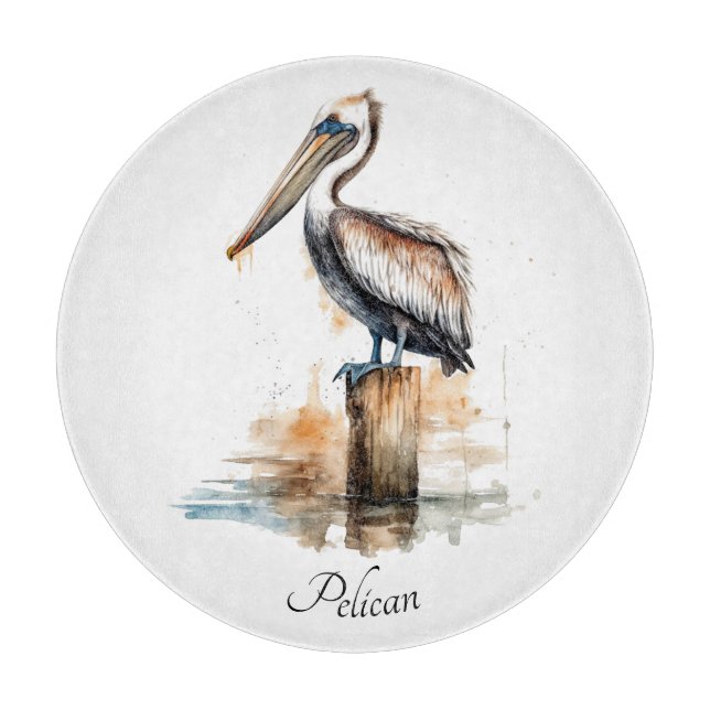 Tabla De Cortar Poise of the Pelican (Anverso)