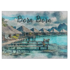 Tabla De Cortar Polinesia Francesa Bora Bora Serenity |