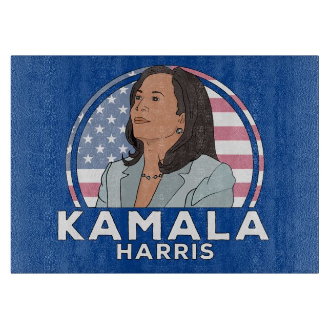 Tabla De Cortar Política Kamala Harris (Anverso)