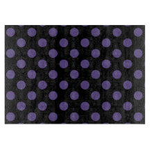 Polka ultravioleta sobre negro