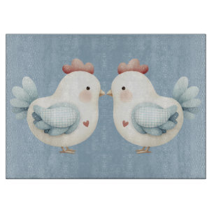 Tabla De Cortar Pollo Cottagecore Pastel
