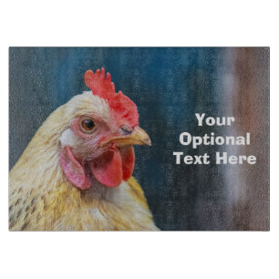 Tabla De Cortar Pollo de texto personalizado