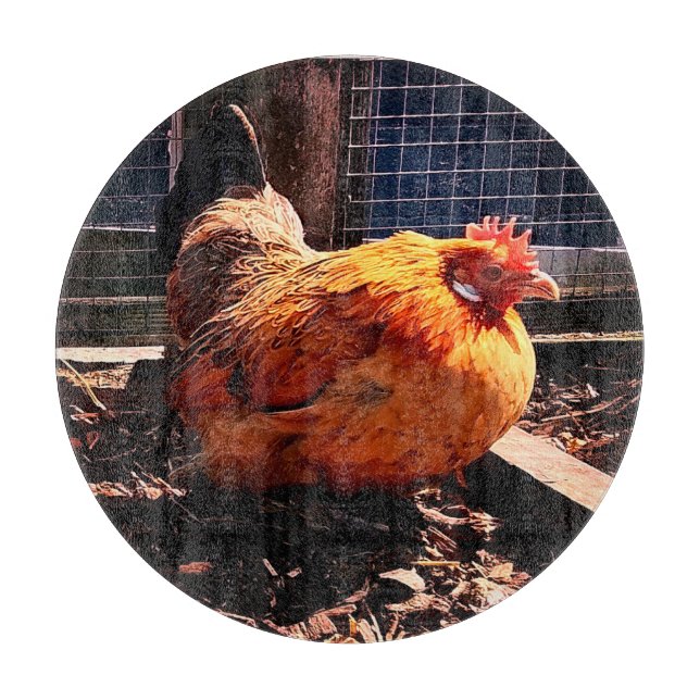 Tabla De Cortar pollo naranja (Anverso)