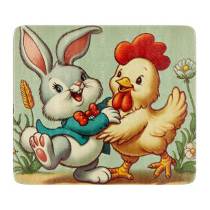 Tabla De Cortar Pollo y conejo personalizado de carne