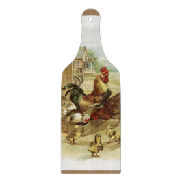 Tabla De Cortar Pollos de granja de arte ventilado