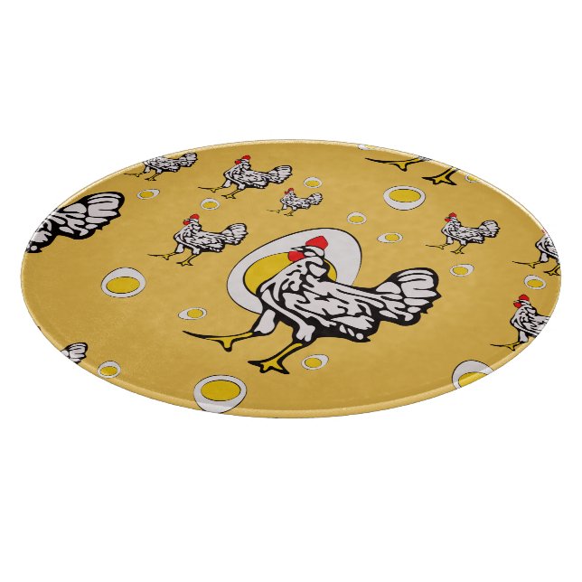 Tabla De Cortar Pollos retro (Borde)