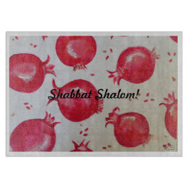 Tabla De Cortar Pomegranate Shabbat Challah Board