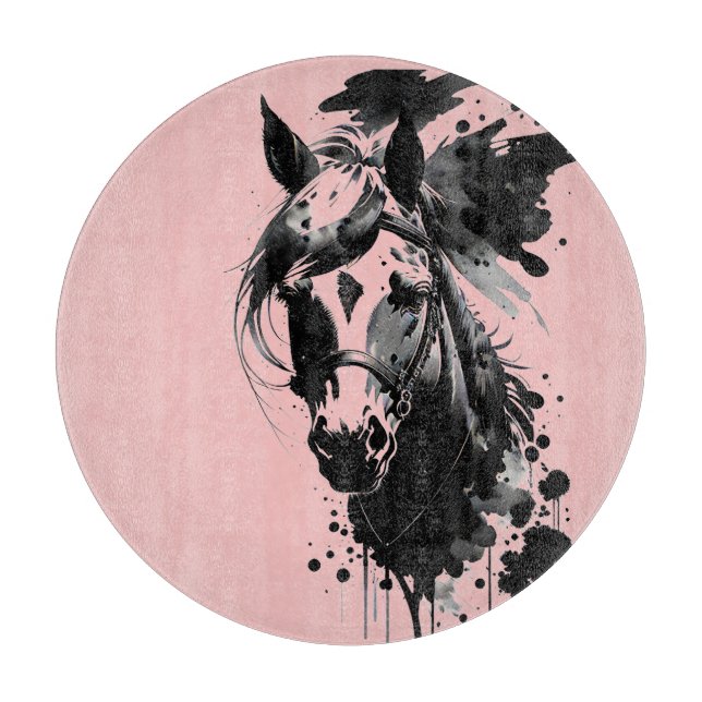 Tabla De Cortar Pony espiritual 3 rosa (Anverso)