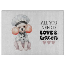 Poodle Chef Love & Bacon