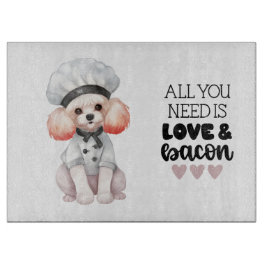 Tabla De Cortar Poodle Chef Love & Bacon