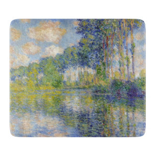 Tabla De Cortar Poplares en el río Épte (por Claude Monet)