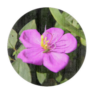 Tabla De Cortar Póster de Plumeria Hawaiana Rosa en Impresión de L