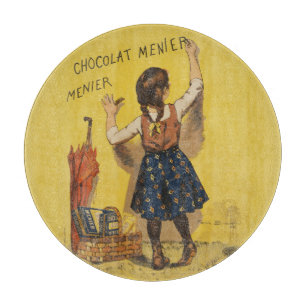 Tabla De Cortar Póster francés vintage de Chocolat Menier arte de