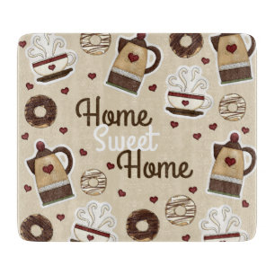 Tabla De Cortar Pote y taza del café