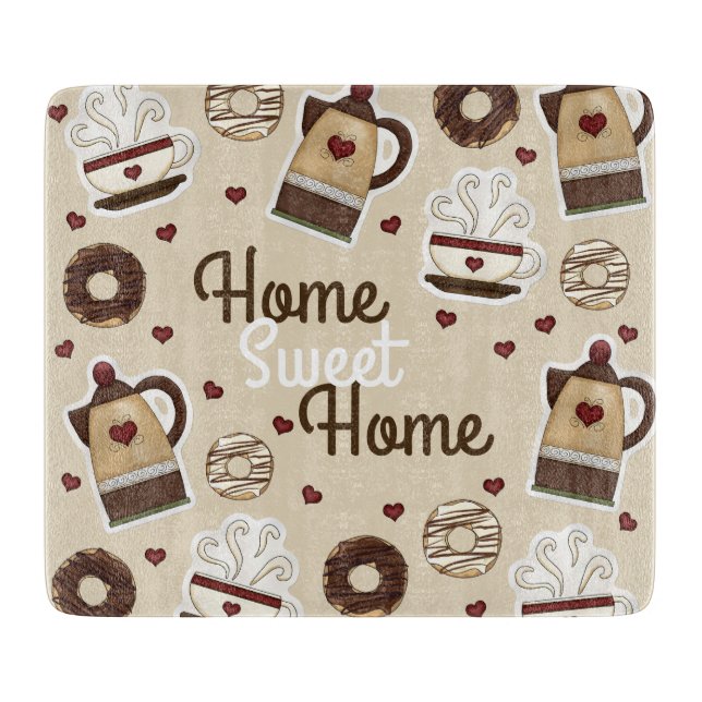 Tabla De Cortar Pote y taza del café (Anverso)