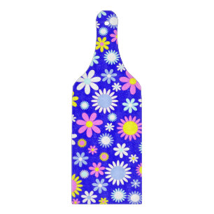 Tabla De Cortar Potencia de las flores azules