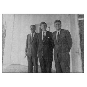 Tabla De Cortar Presidente de América John Kennedy y hermanos, Cam