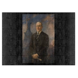 Tabla De Cortar Presidente estadounidense Woodrow Wilson & Liberta