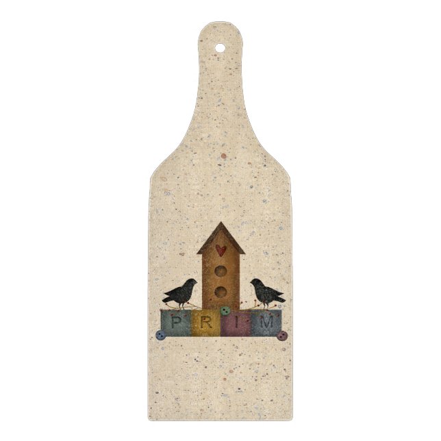 Tabla De Cortar Prim Birdhouse Glass Cutting Board (Anverso)