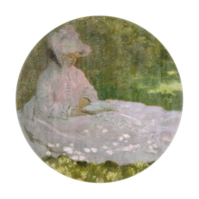 Tabla De Cortar Primavera - Claude Monet (Anverso)