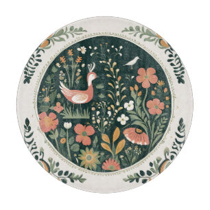 Tabla De Cortar Primavera folclórica