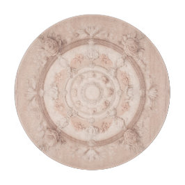 Tabla De Cortar Primavera victoriana, rosa polvo,