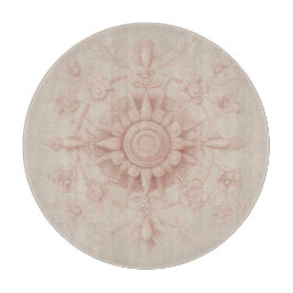 Tabla De Cortar Primavera victoriana, verde suave,