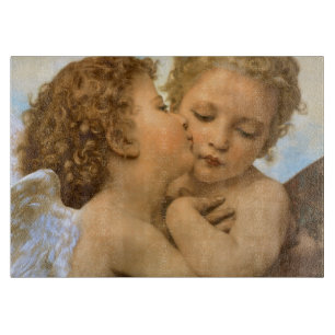 Tabla De Cortar Primer beso (detalle de ángel) de Bouguereau