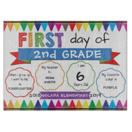 Tabla De Cortar Primer día de consejo escolar de nuevo a los