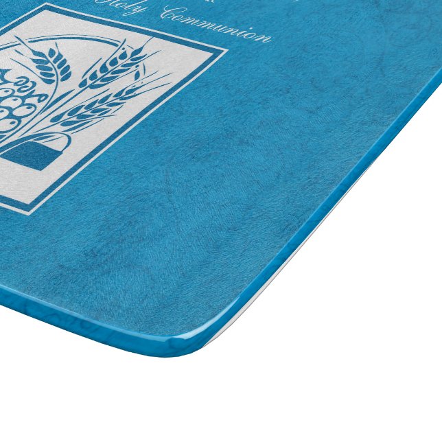 Tabla De Cortar Primera comunión de Godson, Trigo, Uvas Azules (Borde)