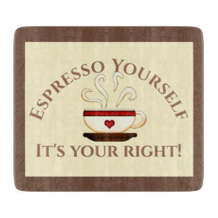 Tabla De Cortar Primera enmienda: Espresso tú mismo