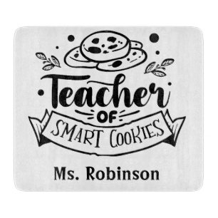 Tabla De Cortar Profesor personalizado de cookies inteligentes
