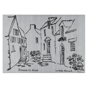 Tabla De Cortar Promenade du Ruicard  La Roche-Bernard, Bretaña